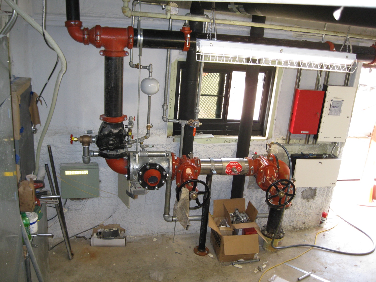 Federal facility fire suppression equipment